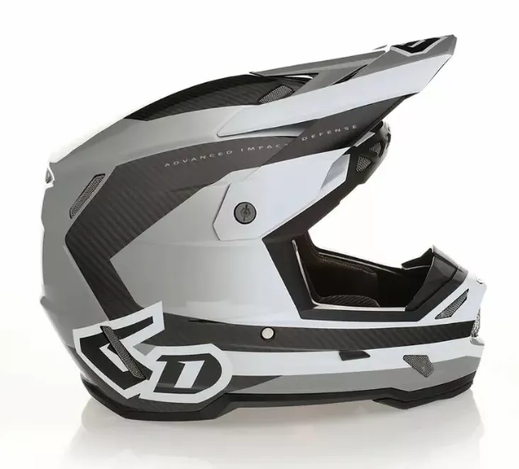 6D Helmet ATR-3 Pure Gloss White FIM - Offroad-kypärät - D547001 - 1