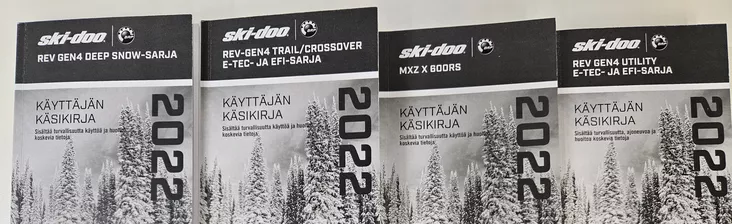 SKI-DOO KÄYTTÄJÄN KÄSIKIRJAT 2022 - Ski-Doo moottorikelkan Lisävarusteet - 137291 - 1