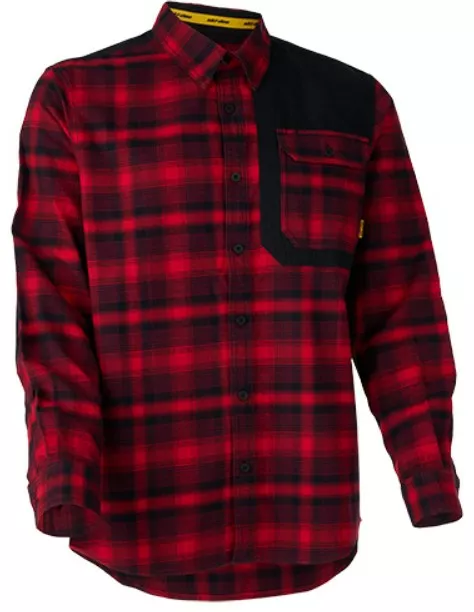 Ski-Doo Men's Plaid Flannel Shirt Red - Ski-Doo Vapaa-aika - 141531 - 1