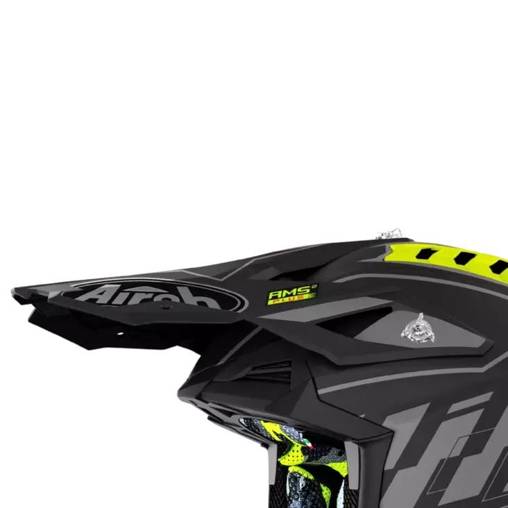 Airoh Aviator 3 Lippa Rampage musta matta - Offroad kypärien lipat - D388561 - 1