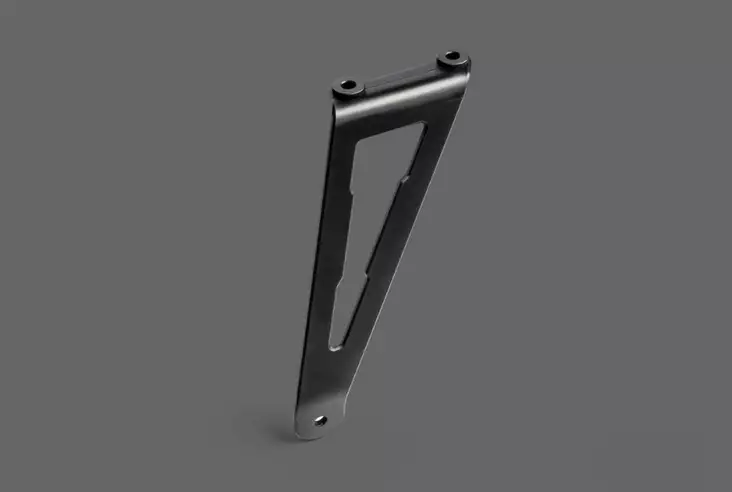 Akrapovic Muffler Bracket (Aluminium) RS/Tuono 660 2021- - Moottoripyörän äänenvaimentimen varaosat - D445521 - 1