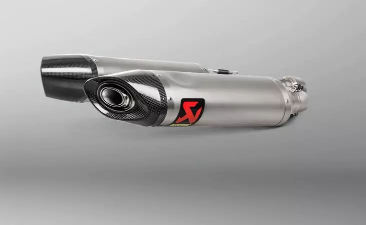 Akrapovic Slip-On Line (Titaani) SHIVER 900 2017- - Moottoripyörän äänenvaimentimet - D309711 - 1