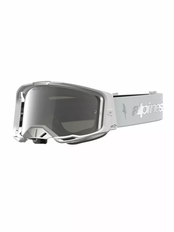 Alpinestars Ajolasit Vision 8 Amber Valkoinen Hopea Peili Hopea - Offroad ajolasit - D543981 - 1