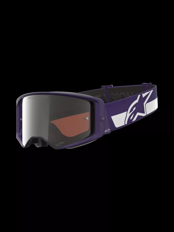 Alpinestars Goggle Supertech LTD HUNTA96 XXV PURPLE WHITE MIRROR SILVER - Offroad ajolasit - D523191 - 1