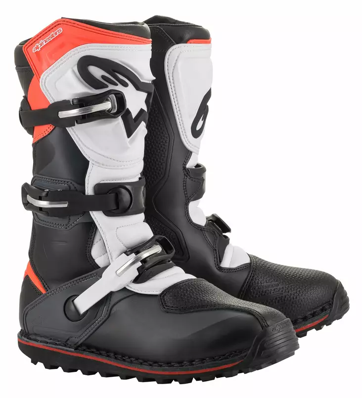 *Alpinestars Saapas Tech T Musta/Harmaa/Pun Fluo - Offroad ajosaappaat - D278971 - 1