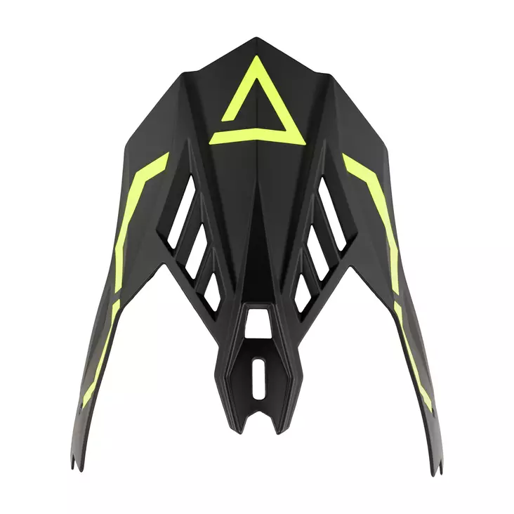 AMOQ Friction Lippa musta/HiVis - Offroad kypärien lipat - D483781 - 1