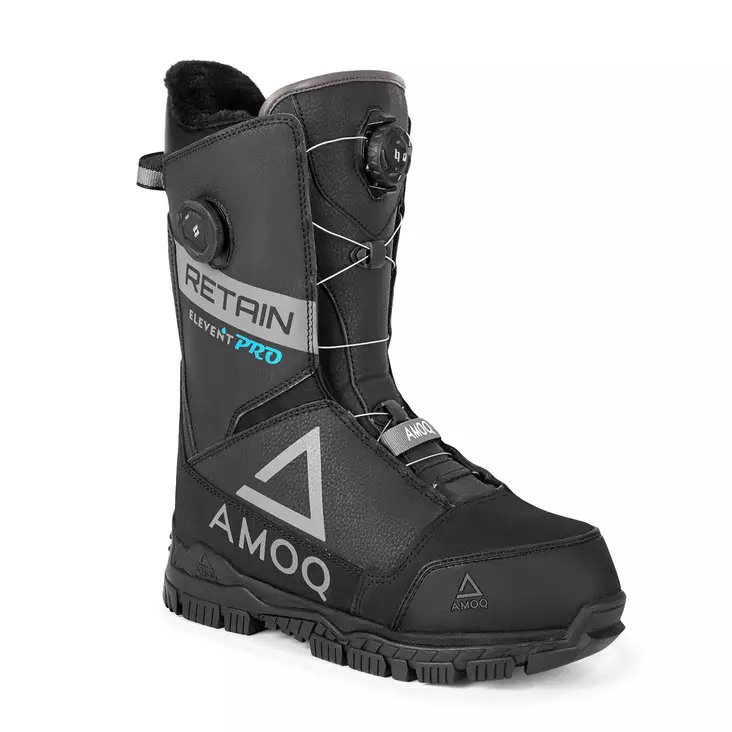 AMOQ Retain Dual Opti-Fit lacing Saappaat Musta/Harmaa - Kelkkakengät - D475201 - 1