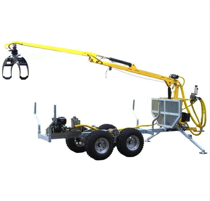 ATV Metsäkärry 450-II Hydraulisella vedolla vinsillä ja aisan käännöllä - Mönkijän peräkärryt - D387651 - 1