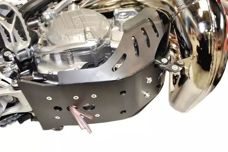 AXP Skid Plate PHD 6mm Black KTM 250SX / Husqvarna TC250 17-18 - Moottoripyörän pohjapanssarit - D243621 - 1