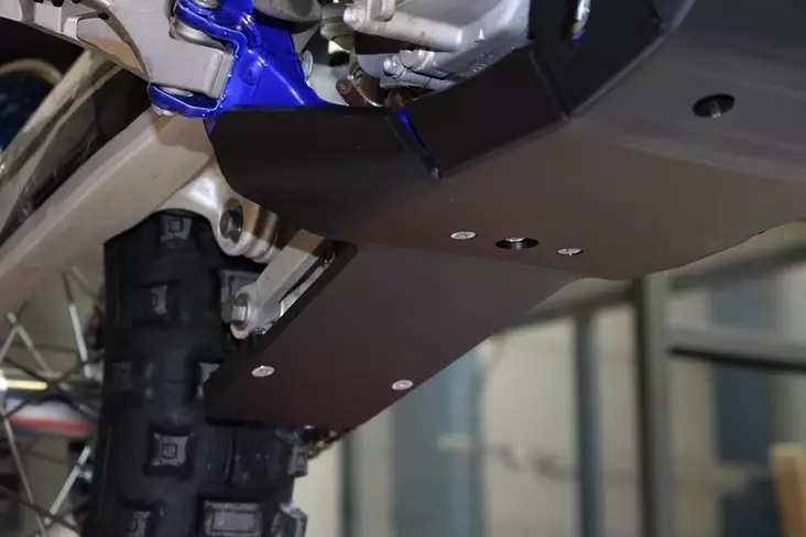 AXP Xtrem HDPE Skid Plate Black Sherco 125SE RACING 18-23 - Moottoripyörän pohjapanssarit - D243681 - 1