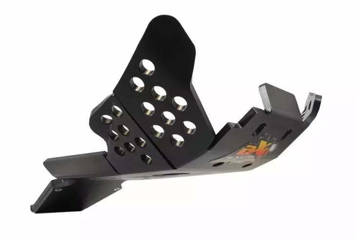 AXP Xtrem HDPE Skid Plate Black TM Racing 250EN/300EN/250MX/300MX 19-21 - Moottoripyörän pohjapanssarit - D343081 - 1