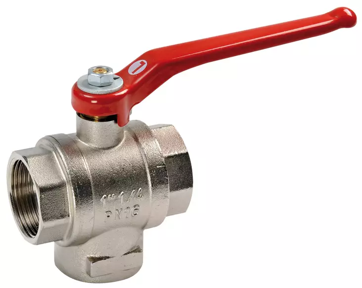 Ball ball brass 3-way 1/2" L - Läpiviennit - D248321 - 1