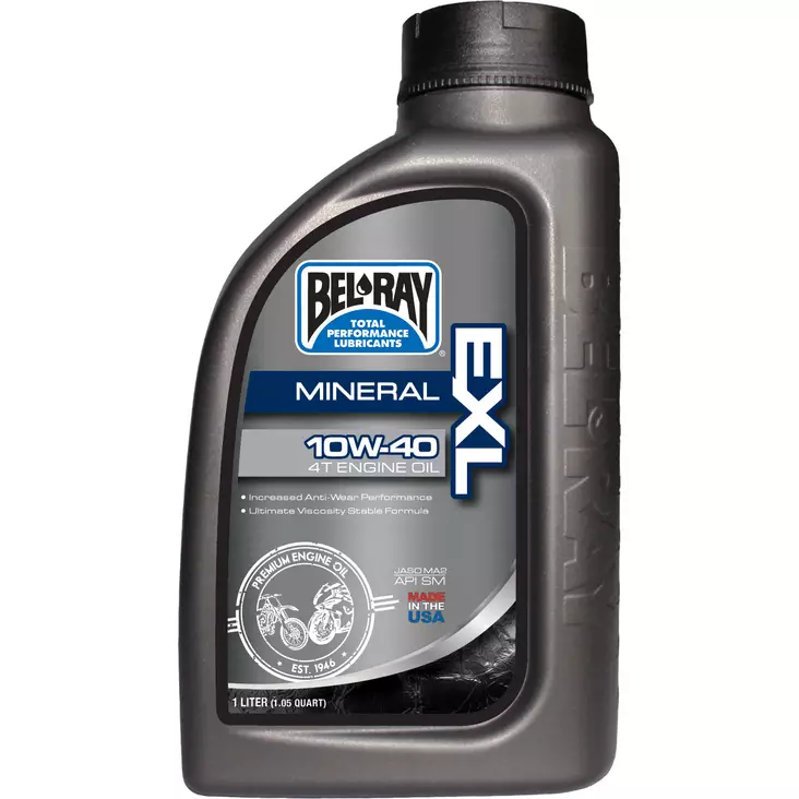 Bel-Ray EXL Mineral 4T 10W-40 1L - 4-tahtiöljyt - D6081 - 1