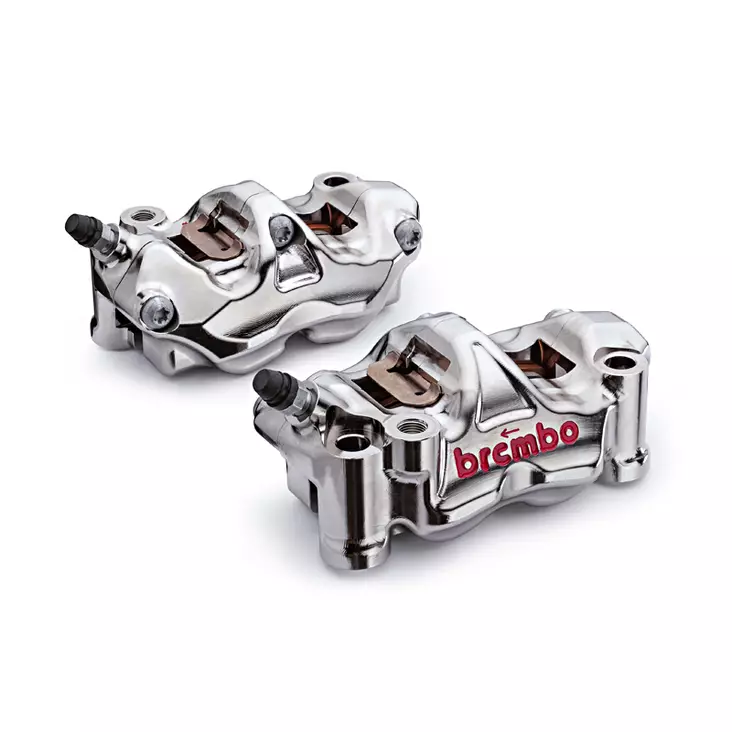 BREMBO GP4-RX CALIPER KIT 100MM NICKEL - Moottoripyörän jarrusylinterit - D191971 - 1