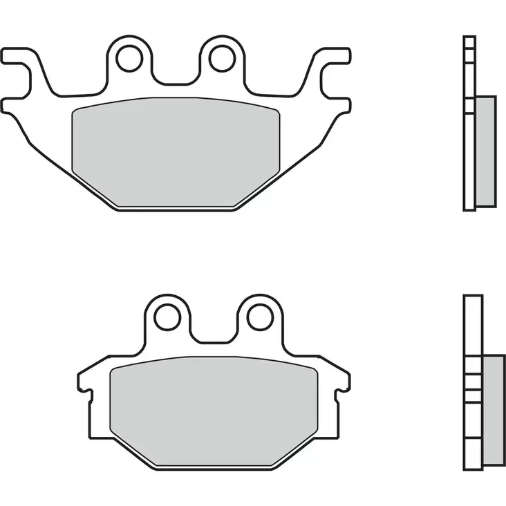 Brembo Jarrupalat Carbon-Ceramic - Moottoripyörän jarrupalat - D105111 - 1