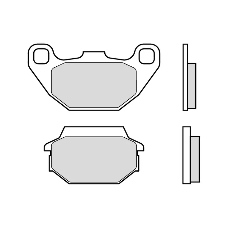 Brembo Jarrupalat Maxi-Scooter - Moottoripyörän jarrupalat - D221201 - 1