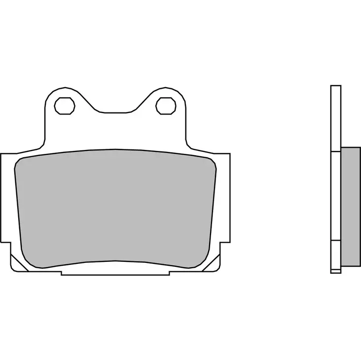 Brembo Jarrupalat Taakse Sintered Road - Moottoripyörän jarrupalat - D112951 - 1