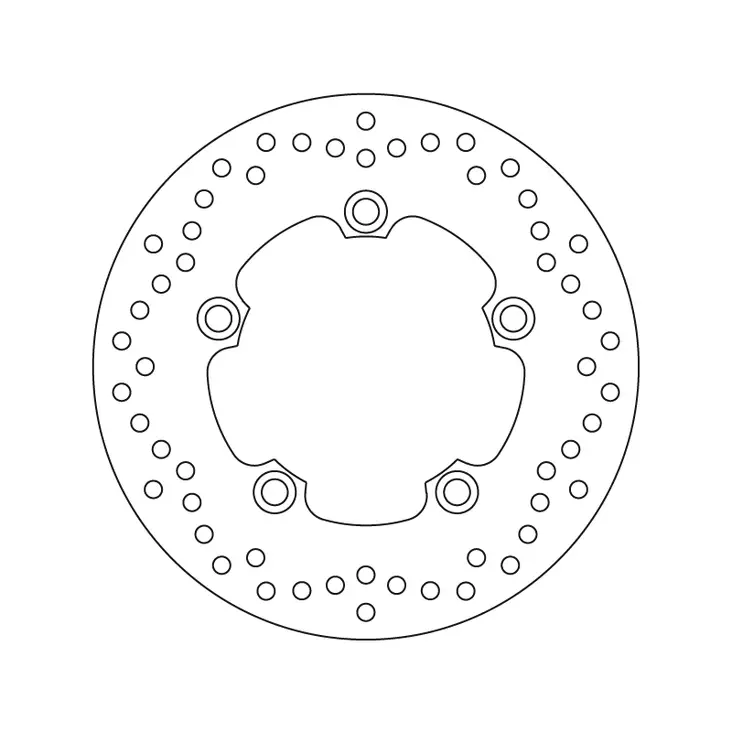 Brembo Serie Oro jarrulevy - Moottoripyörän jarrulevyt - D122851 - 1
