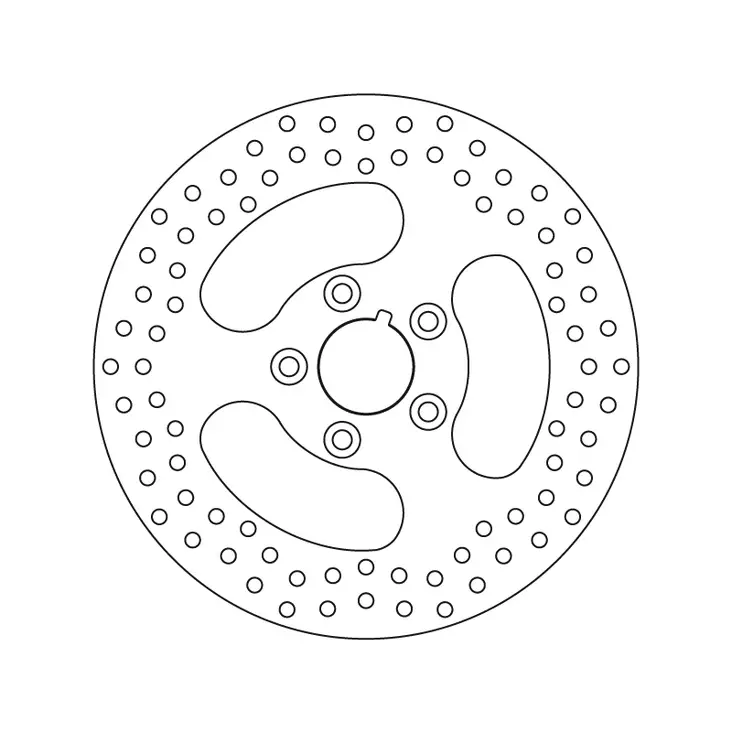 Brembo Serie Oro jarrulevy - Moottoripyörän jarrulevyt - D122891 - 1