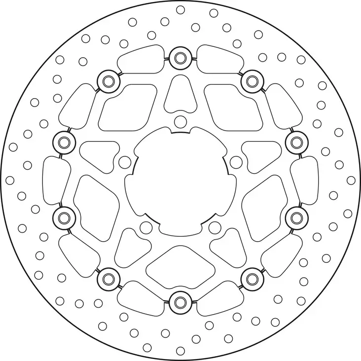 Brembo Serie Oro jarrulevy kelluva - Moottoripyörän jarrulevyt - D190941 - 1