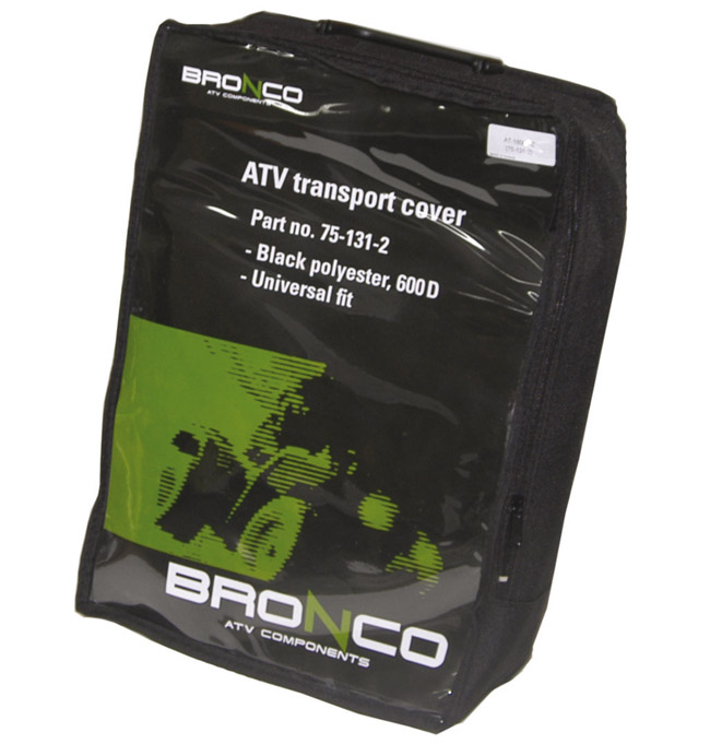 Bronco Kuljetuspeite XL ATV musta 600D - Mönkijän peitteet - D63541 - 1