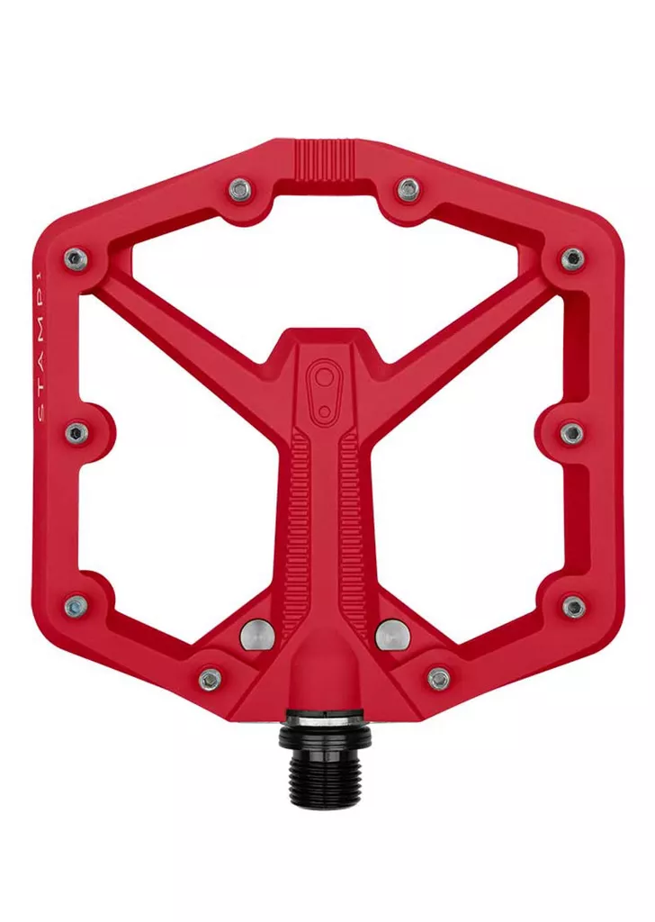 CRANKBROTHERS POLKIMET Stamp 1 Large Red - Polkupyörän osat - 135381 - 1