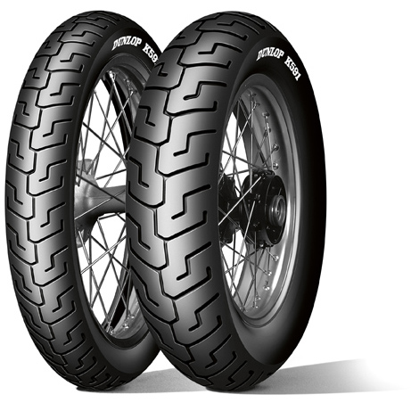 Dunlop K591 100/90-19 51V TL Fr. Harley-Davidson - Renkaat, Custom-Touring - D168481 - 1