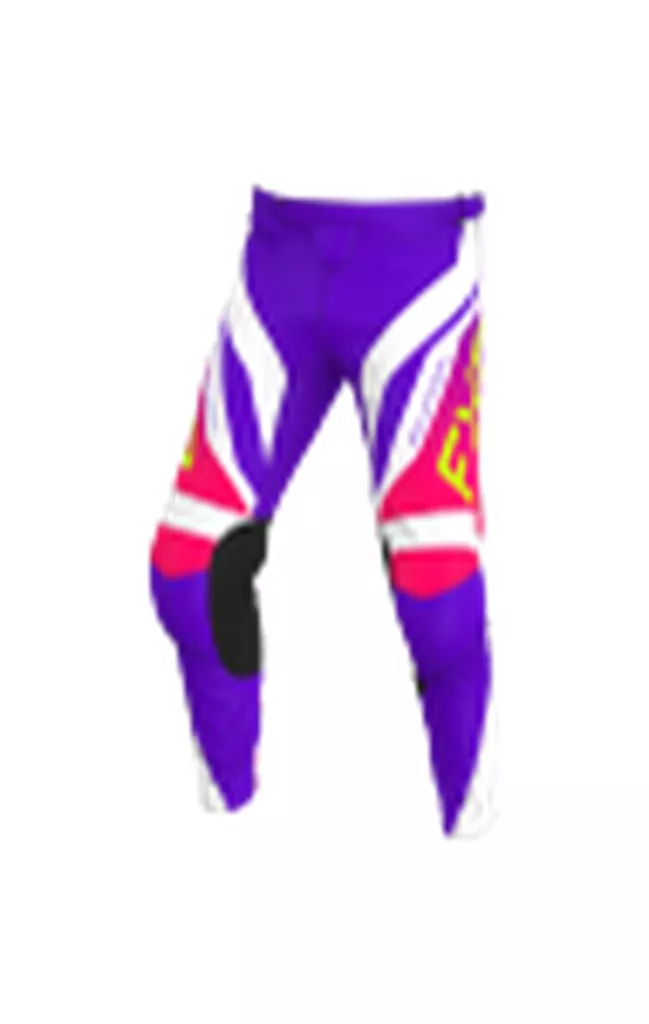 FXR Housut Kids clutch mx 27 purple/razz/white - Motocross housut MX - D550301 - 1