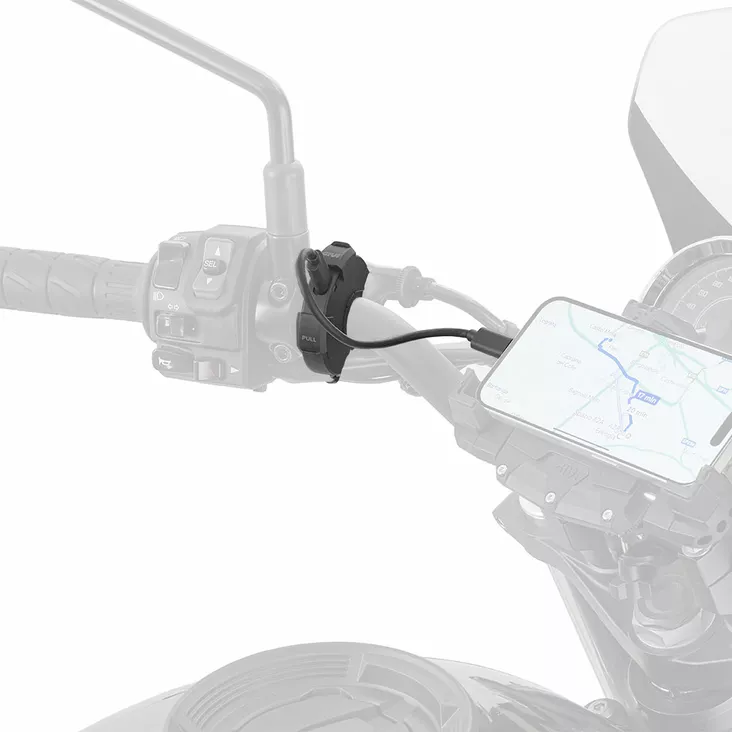 Givi Handlebar Usb Usb C Electrical Outlet - Moottoripyörän matkapuhelintarvikkeet - D530191 - 1
