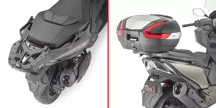 Givi Rear Rack Kymco Ak 550 (2023) - Moottoripyörän laukkujen kiinnityssarjat - D501531 - 1