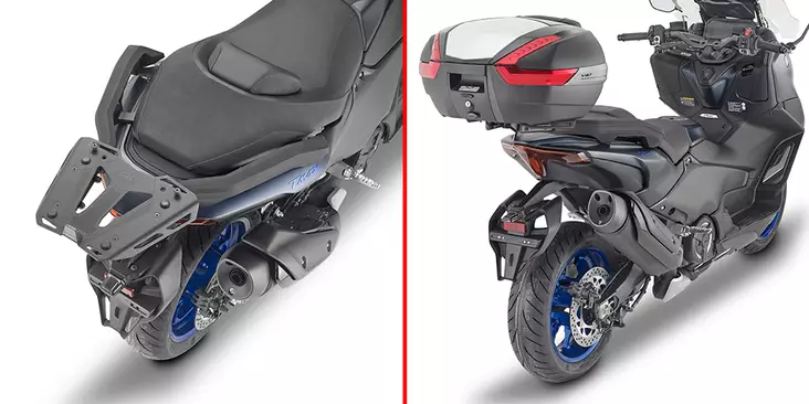 Givi REAR RACK YAMAHA T-MAX 560 (2022) - Moottoripyörän laukkujen kiinnityssarjat - D494751 - 1