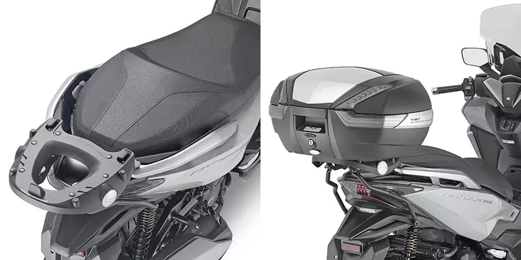 GIVI SPEC.RACK HONDA FORZA 125/350 (21) - Moottoripyörän laukkujen kiinnityssarjat - D406391 - 1