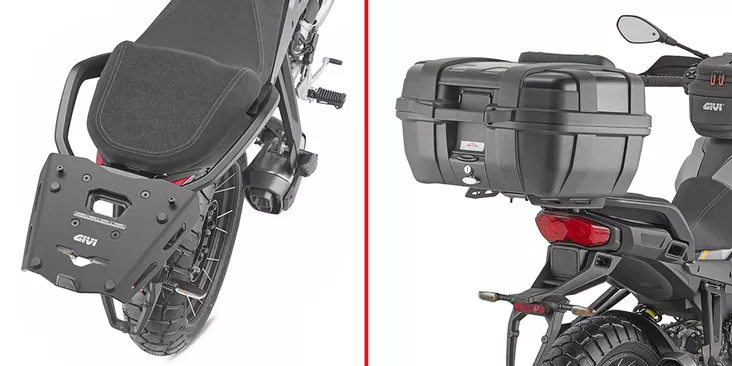 Givi Specific Rack Moto Guzzi Stelvio (2024) - Moottoripyörän laukkujen kiinnityssarjat - D503641 - 1