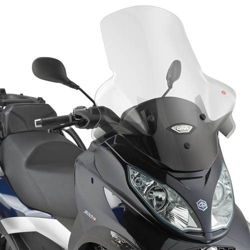 Givi SPOILER PIAG.MP3 TOURING 300- 400(2011) - Moottoripyörän tuulisuojat - D208901 - 0