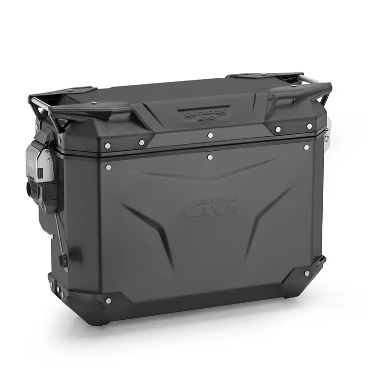 Givi Trekker Outback EVO Cam-Side Black alum. right 33 ltr sold without lock - Moottoripyörän kovat laukut - D504041 - 1