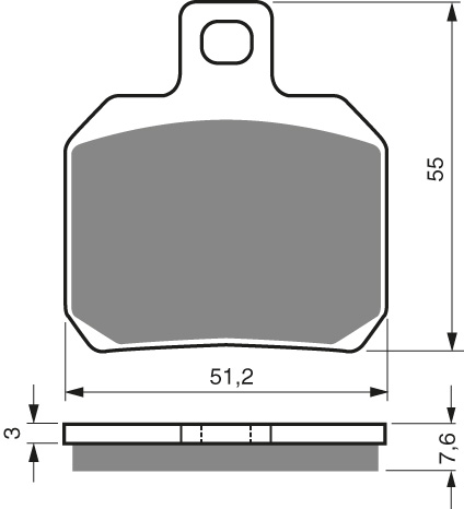 GOLDFREN Jarrupalat 152 Ceramic Carbon S3 - Moottoripyörän jarrupalat - D227971 - 1