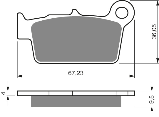 GOLDFREN Jarrupalat 187 Ceramic Carbon K1 - Moottoripyörän jarrupalat - D227831 - 1
