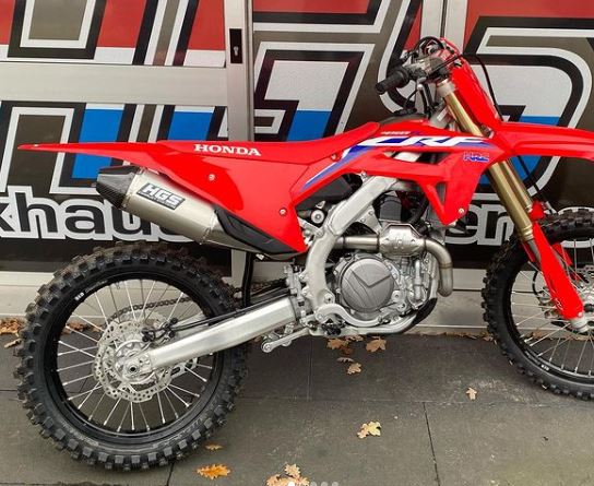 HGS Täysputkisto 4T CRF450R 21-.. Grey Carbon - Moottoripyörän pakoputkistot - D388261 - 1