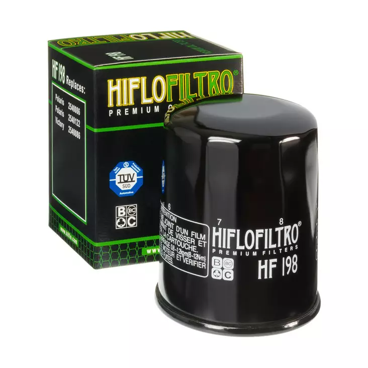 HiFlo öljynsuodatin HF198 - Mönkijän öljynsuodattimet - D65751 - 1