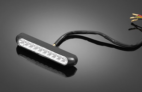 Highway Hawk taillight SLIM black e-marked - Moottoripyörän takavalot - D140141 - 1