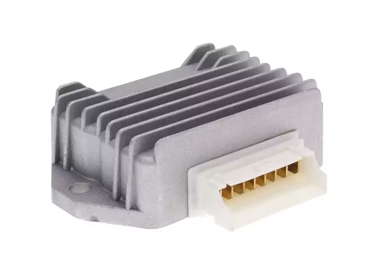 Jännitteensäädin 1-riv. 8-liit. Piaggio- / Gilera- / Aprilia-skootterit (Piag) - Mopon Jännitteensäätimet - D171441 - 1