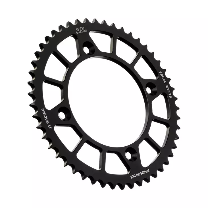 JT Takaratas Alumiini 7075 T6 Musta JTA895.50BLK - Moottoripyörän takarattaat - D433771 - 1