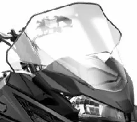 Keskikorkea tuulilasi 43cm RADIEN - Lynx Tuulilasit & peilit - 96521 - 1