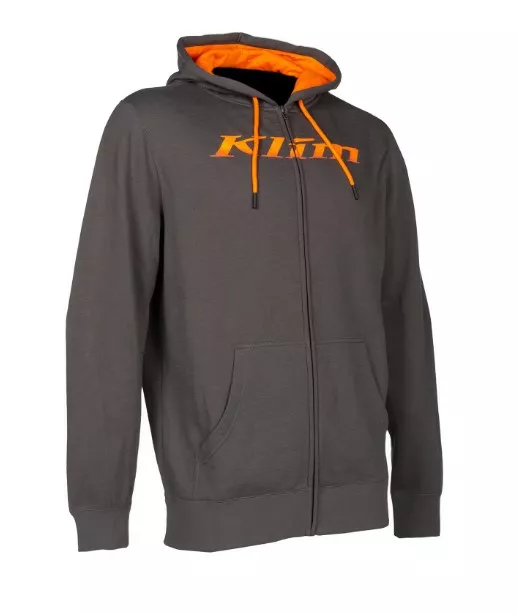 Klim Shadow Zip Up Huppari Asphalt - Strike Orange - Hupparit & Fleecet - 138741 - 1