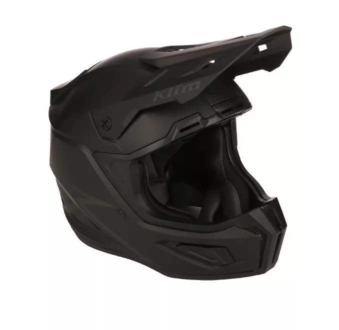 Klim T1 Freeride Kypärä ECE Youth Solid Matte Black - Offroad-kypärät - 138731 - 1