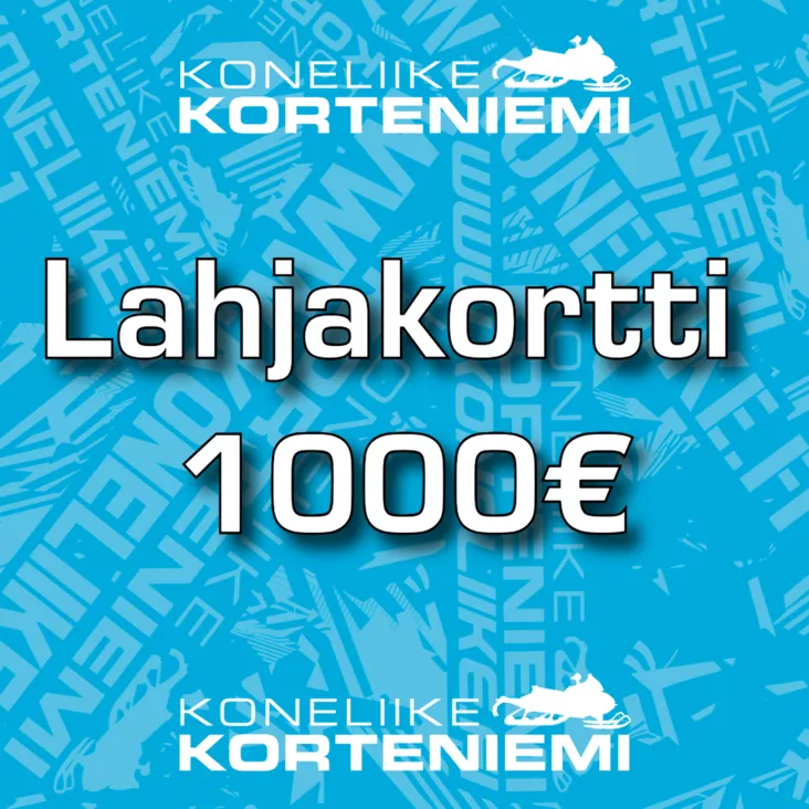 Lahjakortti 1000 € - Lahjakortit ja etukupongit - 139061 - 1