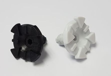 Leatt Screwkit GPX 3.5/5.0/5.5/6.0/6.5 valkoinen - Offroad kypärien lipat - D255971 - 1