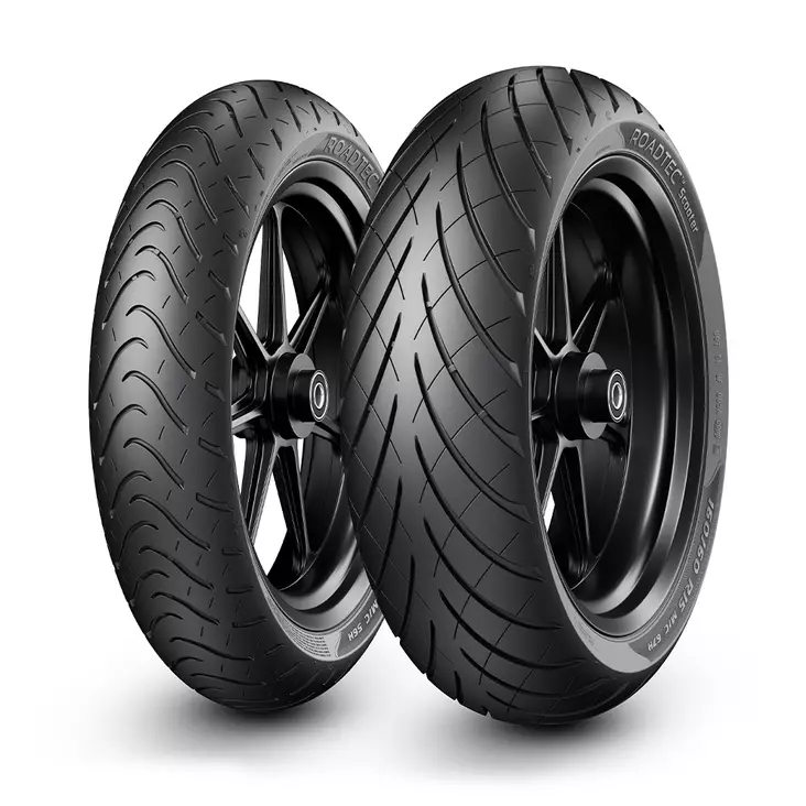 Metzeler Roadtec Scooter 100/90-10 61J TL Reinf Fr./Re. - Renkaat, Skootteri - D401091 - 1