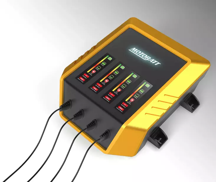 Motobatt Akkulaturi 4-kanavainen 9 step 12V 2.0 Amp - Akkulaturit & akkuhapot - D156181 - 1