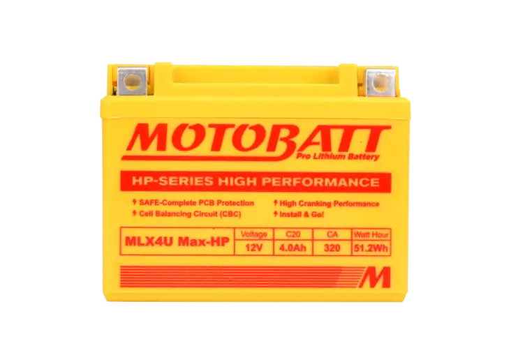 Motobatt Litium akku MLX4U Max-HP - Akut - D485891 - 1